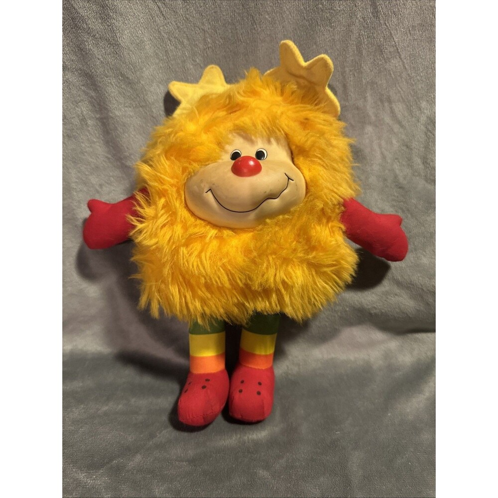 Hallmark Vintage 1983 Rainbow Brite Yellow Sprite Plush Stuffed Animal